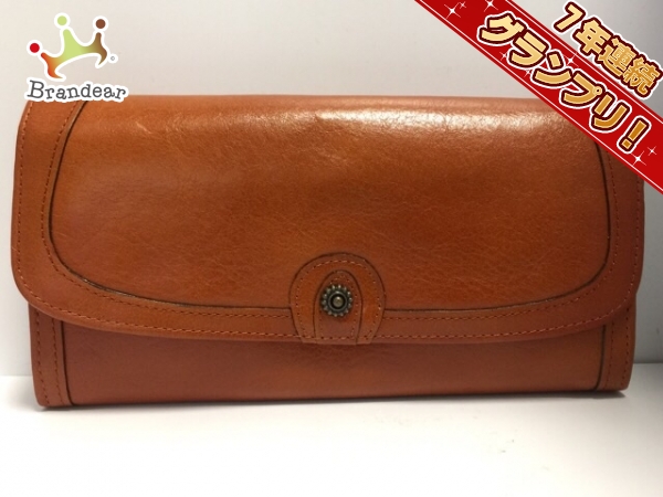 ダコタ 長財布 美品 ブラウン レザー Dakota 長財布（小銭入れあり 