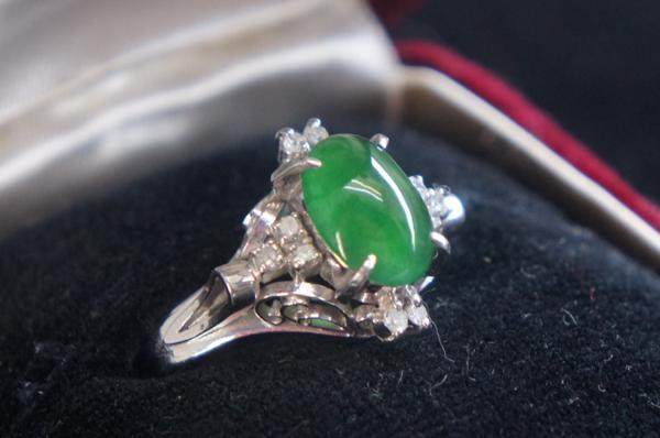 ★Pt900★リング12号★指輪 カラーストーン総重量6.65g◆794f43