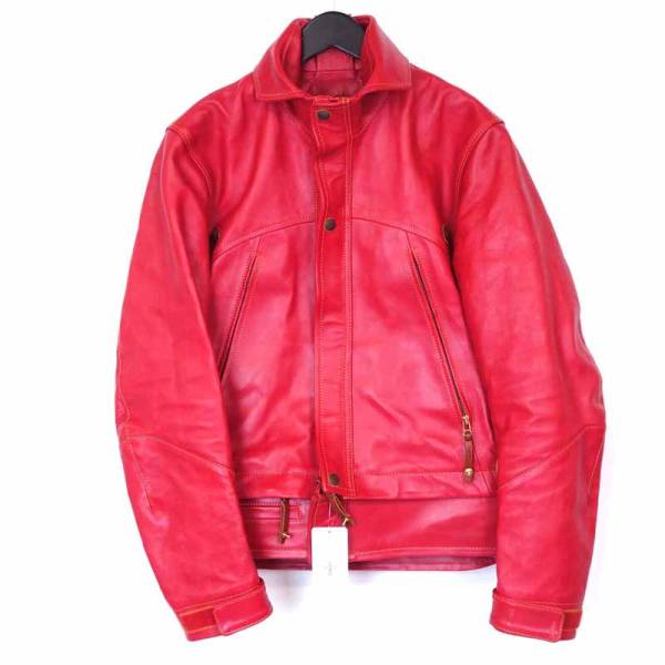 KONDO KONDO レザーライダースジャケット