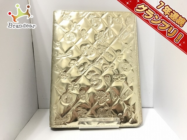 シャネル 手帳 アイコンラインシンボルチャーム ゴールド CHANEL