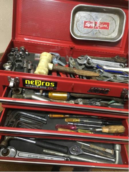 中古 KTC ツールチェスト SKX0213 工具セット 箱 ジャンク品