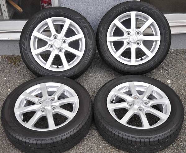 155/65R14 スバル純正タイヤホイール４セット 中古