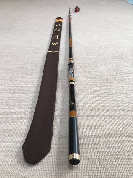 がまかつ がま磯 枯冴 軟調 53 中古品 ロッド スポーツ、レジャー