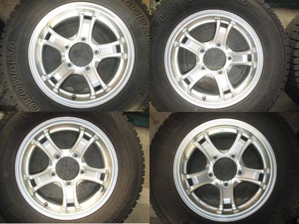 ☆★205/70R15 ヨコハマジオランダー アルミ付 中古４本☆★