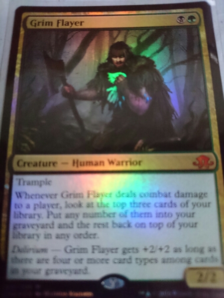 MTG 異界月 残忍な剥ぎ取り ／ Grim Flayer 英語 foil