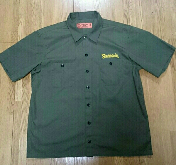 値下げしました送料無料 TENDERLOIN 半袖ワークシャツ Lサイズ