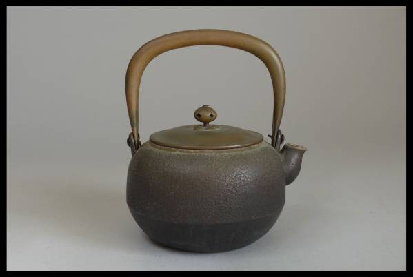 煎茶道具 時代しょうしゃ銅瓶/検鉄瓶銀瓶唐物