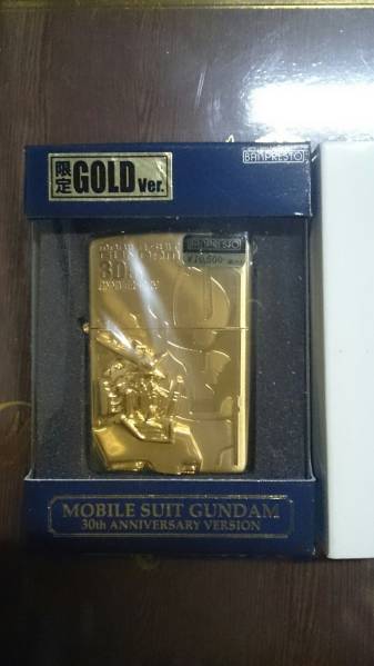 30th限定zippo ガンダム&シャアザク ゴールドver 未開封