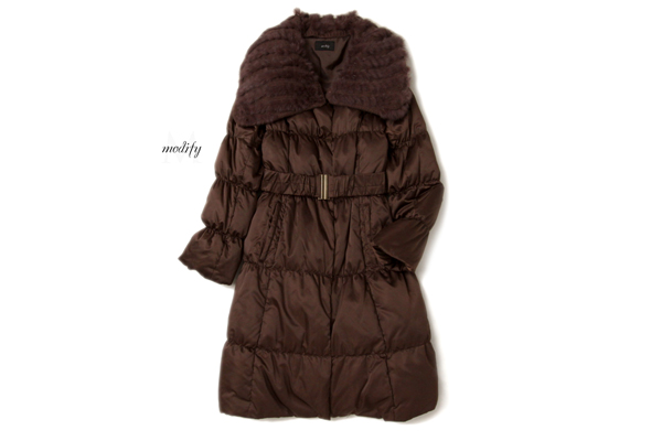 美品★Modifyモディファイ8万★お洒落！デザインコートR344