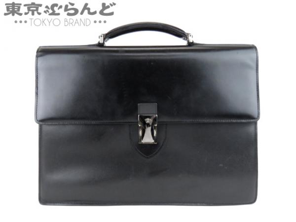 101188011 1円 ヴェルサーチ ビジネスバッグ 書類鞄 ブラック