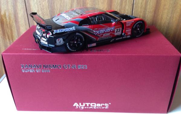オートアート １/１８ SUPER GT 2008 XANAVI ニスモ GT-R #23