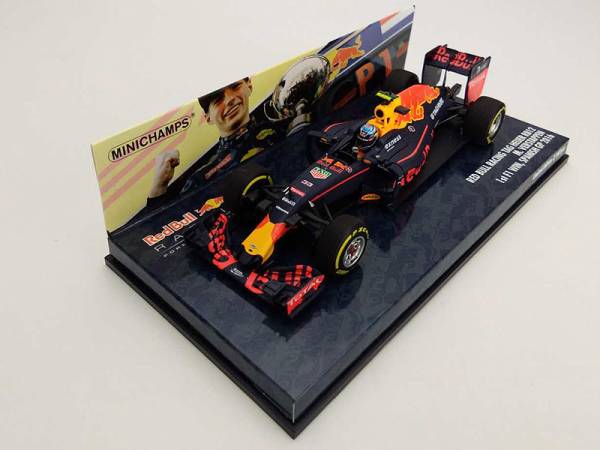 レッドブルRB12 2016 #33 M.VerstappenスペインGP初優勝PMA 1/43