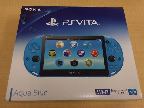 PSVITA Wi-Fiモデル PCH-2000 ZA23 Aqua Blue アクア・ブルー