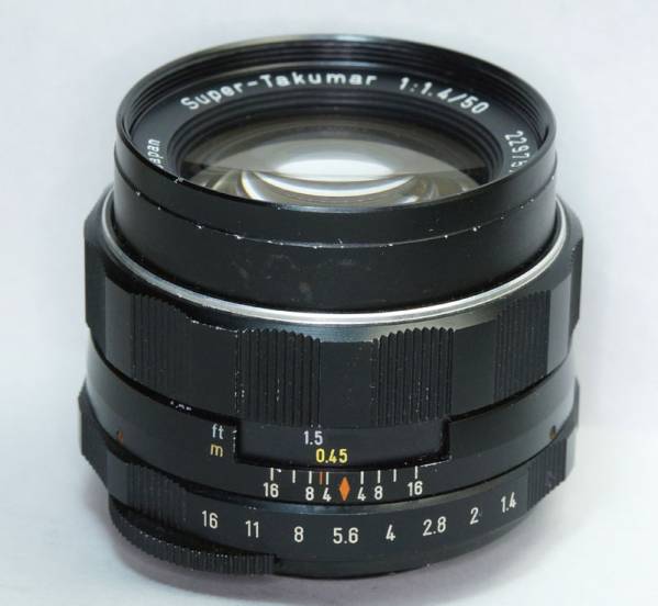 PENTAX Super-Takumar 50mm F1.4 M42 黄変あり Super-Takumar 1:1.4/50 50mm F1.4 黄変回復 PENTAX S M42 48B Super