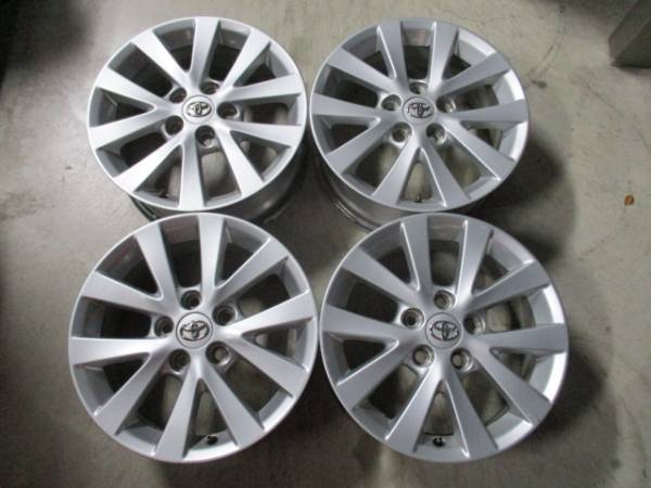 woto　2枚セット ▽4117 トヨタ アイシス等 16インチ アルミホイール 4本 5穴 16インチ