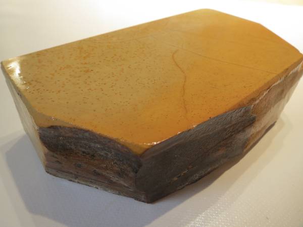 天然砥石 　正本山　卵色　梨地　特大　極厚４ｃｍ　