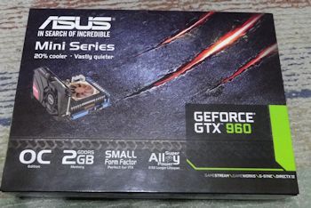 ASUS 極小サイズのOC済み GTX 960ビデオカード GTX960-MOC-2GD5