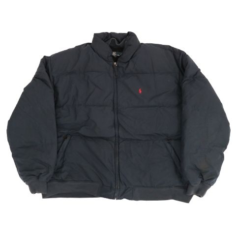 ラルフローレン ダウンジャケット 紺(XXL) 大きいサイズ B8908