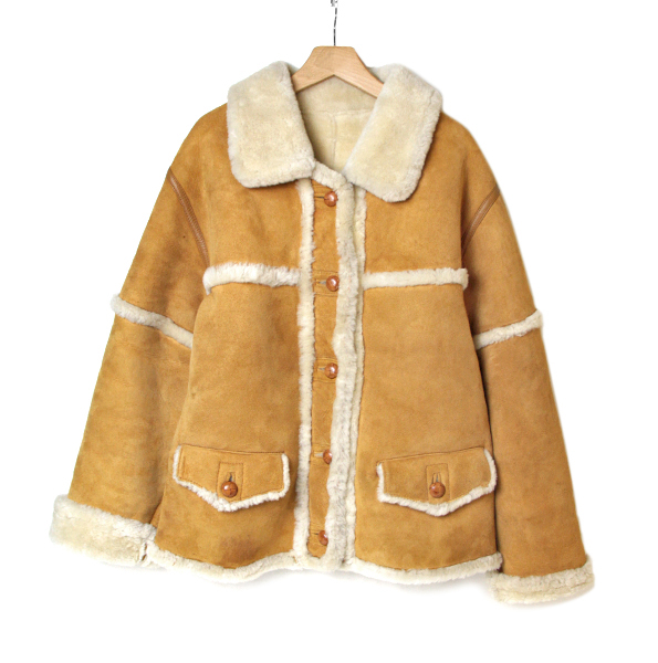 PEYTON PLACE リアルムートンジャケットF 羊革 ペイトンプレイス