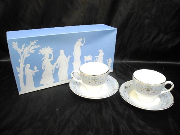 中古美品】WEDGWOOD ウェッジウッド ペア C&S 箱あり 英国製ウェッジ