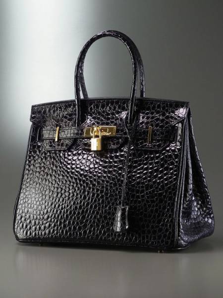 クロコ型押し | 極美品✨HIGH ヘンリーハイクラス ハンドバッグ35 