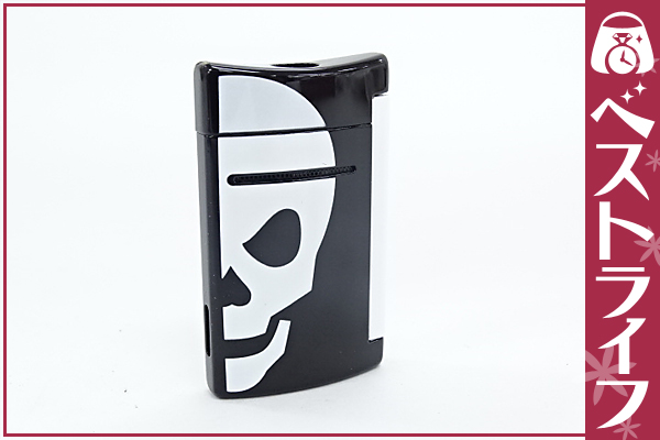 1円 デュポン スカル ミニジェット ライター 着火確認済