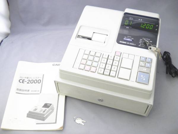 ■ジャンク■CASIO　レジスターCE-2000-A■
