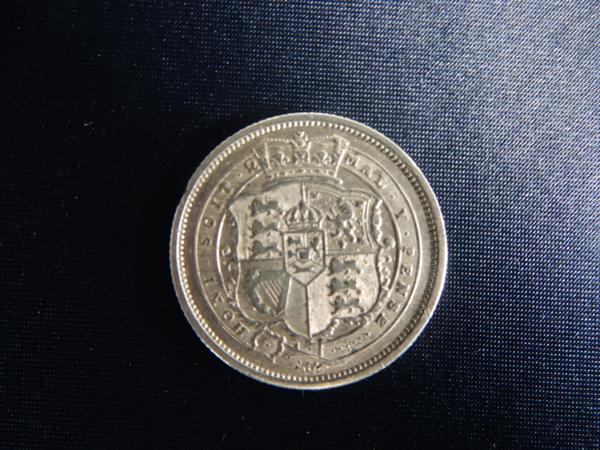 イギリス ジョージ3世/III世 6ペンス銀貨 コイン 5.6g/24㎜ O35