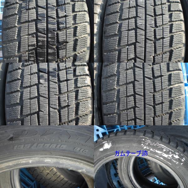185/55R15 グッドイヤー ICE NAVI NH 4本セット 管理-B188