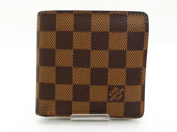 ◇S1196 LV ルイヴィトン ダミエ マルコ 二つ折り 財布 ！！ ルイ