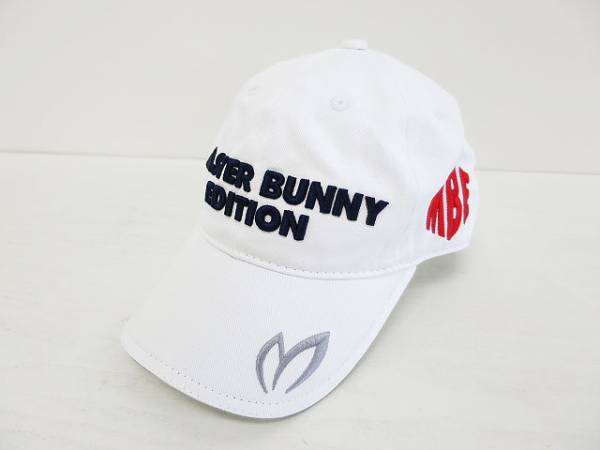MASTER BUNNY EDITION マスターバニー 刺繍キャップ 白 al1611b ウエア