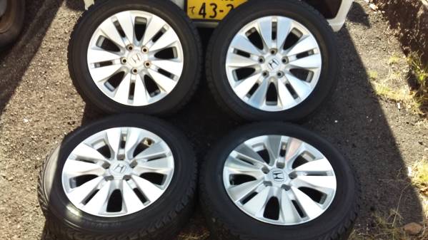 Rk5　ステップワゴンスパーダ　アルミ　ヨコハマ　スタットレス