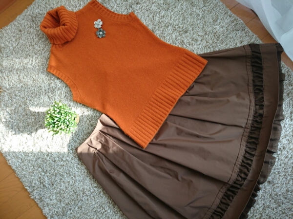 FOXEY - 美品 最高級ライン♡七分袖ニットカットソー 38 テラコッタ 極美品 フォクシー トップス 38 テラコッタ FOXEY（ニット・セーター