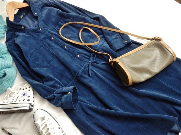 アーバンリサーチ losso コーデュロイドローストリングワンピ♪