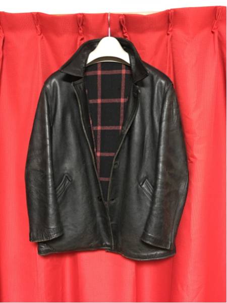 ホースハイド レザー カーコート 30s40sビンテージ ホースハイド 