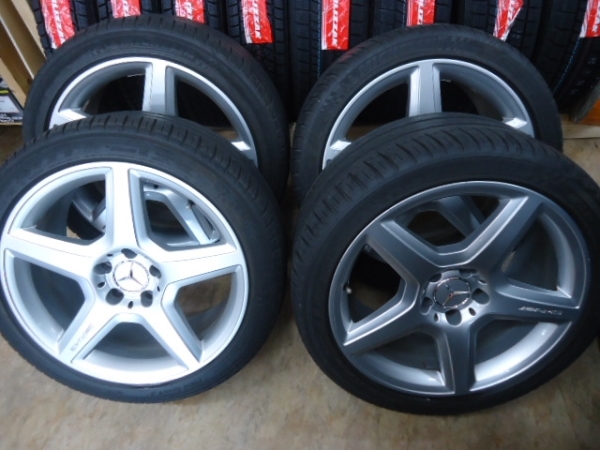 即決美品◆AMGスタイリング3 8.5J+38 9J+39&245 265EクラスW211