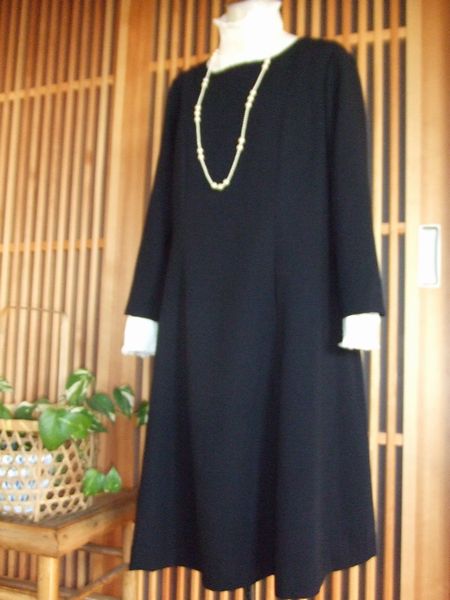 新品ハンドメイド＊ウールプリンセスラインワンピース