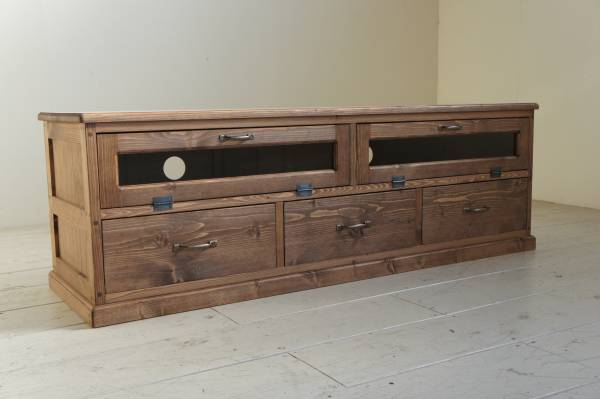 ハンドメイド W120AVボード [テレビ台ナチュラル無垢TV台ウッド]