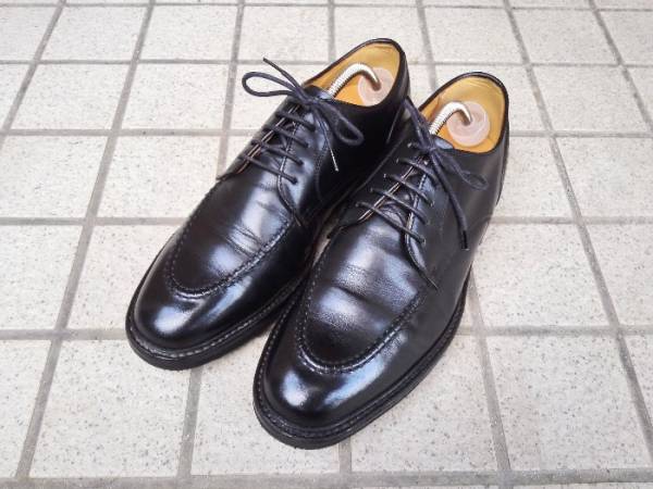 リーガルＵチップ 黒26 EEE 程度良　スコッチグレイン おまけ付