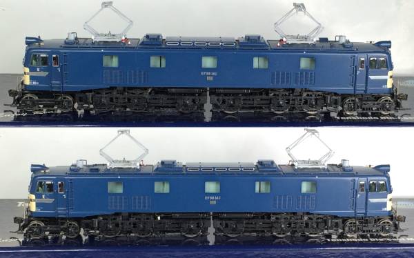 天賞堂72003 EF58 青 クリーム警戒色 原型小窓 カンタムシステム 鉄道