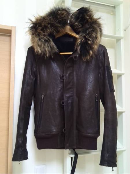 シェラック羊革ブラウンレザーN2B、shellac n3b