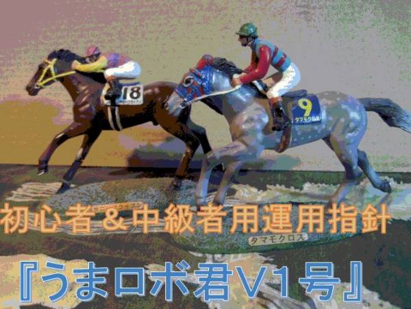うまロボ君v１号 神馬革命 初心者 中級者用運用指針 競馬 売買されたオークション情報 Yahooの商品情報をアーカイブ公開 オークファン Aucfan Com
