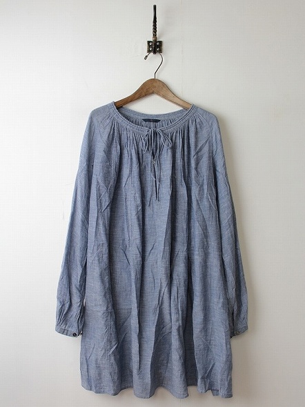 45rpm フォーティーファイブ インディゴ ギャザー チュニック 3