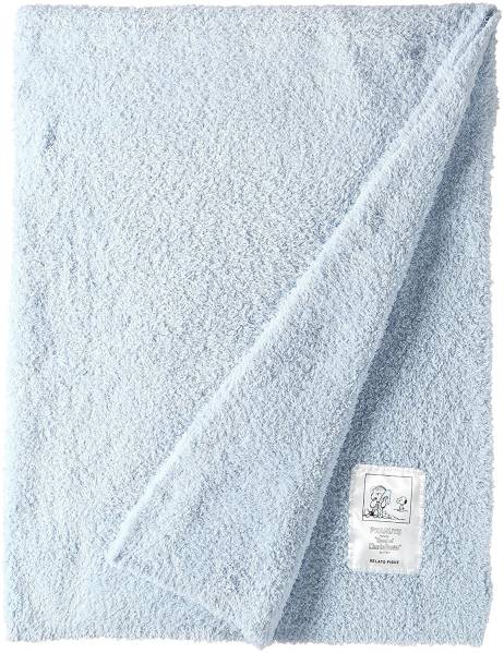 新品 限定 ジェラートピケ スヌーピー 毛布 マルチカバー 水色