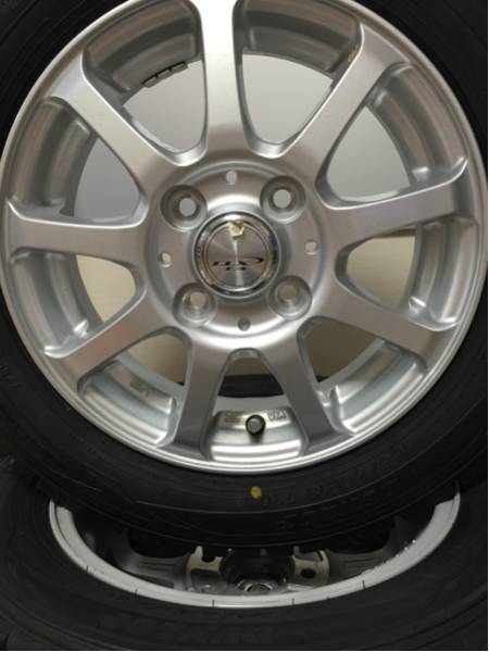 新品ダンロップWM01 スタッドレスアルミホイールセット155/65R13