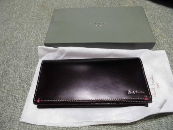 未使用ポールスミス長財布コードバン馬革黒正規 未使用 Paul smith