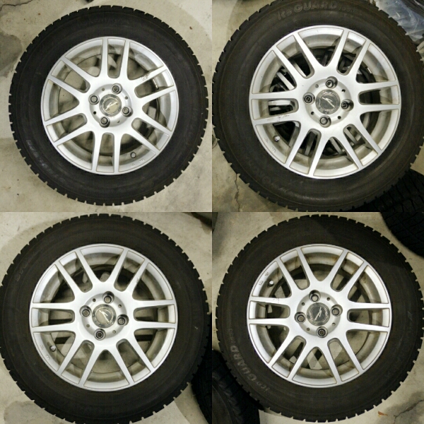 ヨコハマ iG30 175/65R14 ホイール付スタッドレス 4本セット