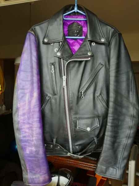 即決送料無料！アンチクラス　ライダース　パープル