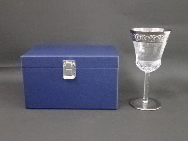 9738# 【送料無料】Saint Louis シスルプラチナ ワイングラス