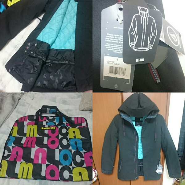 VOLCOM スノーボード ウェア レディース S 新品 タグ付 ボルコム